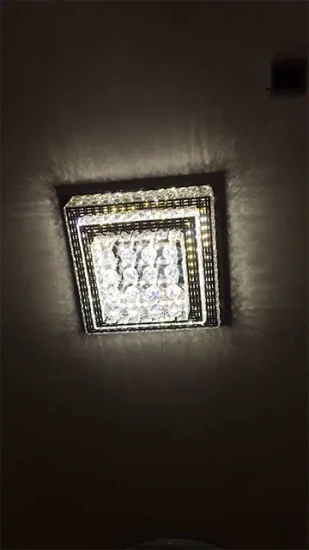 LED-Kristall-Deckenleuchte für den Innenbereich, dimmbar, Fandelier LED-Kristall-Deckenventilatoren, Lichter und Fernbedienung, moderne, unsichtbare, einziehbare Kristall-Deckenleuchte